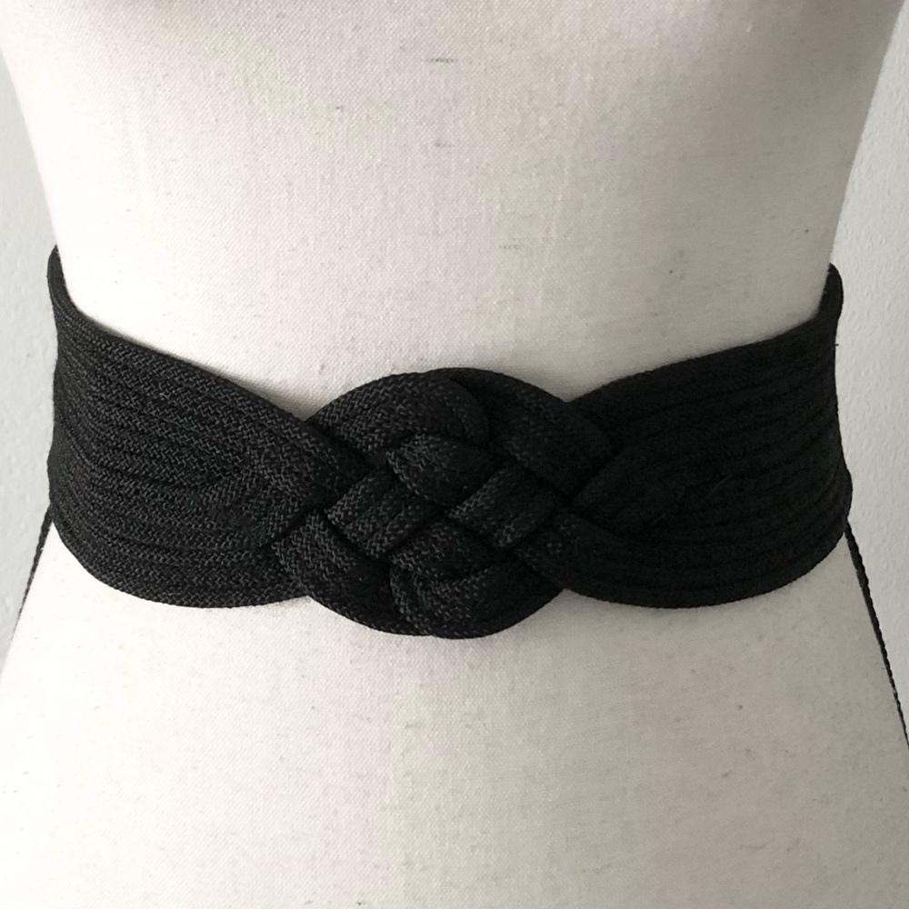 Woven Stretch Waist Belt